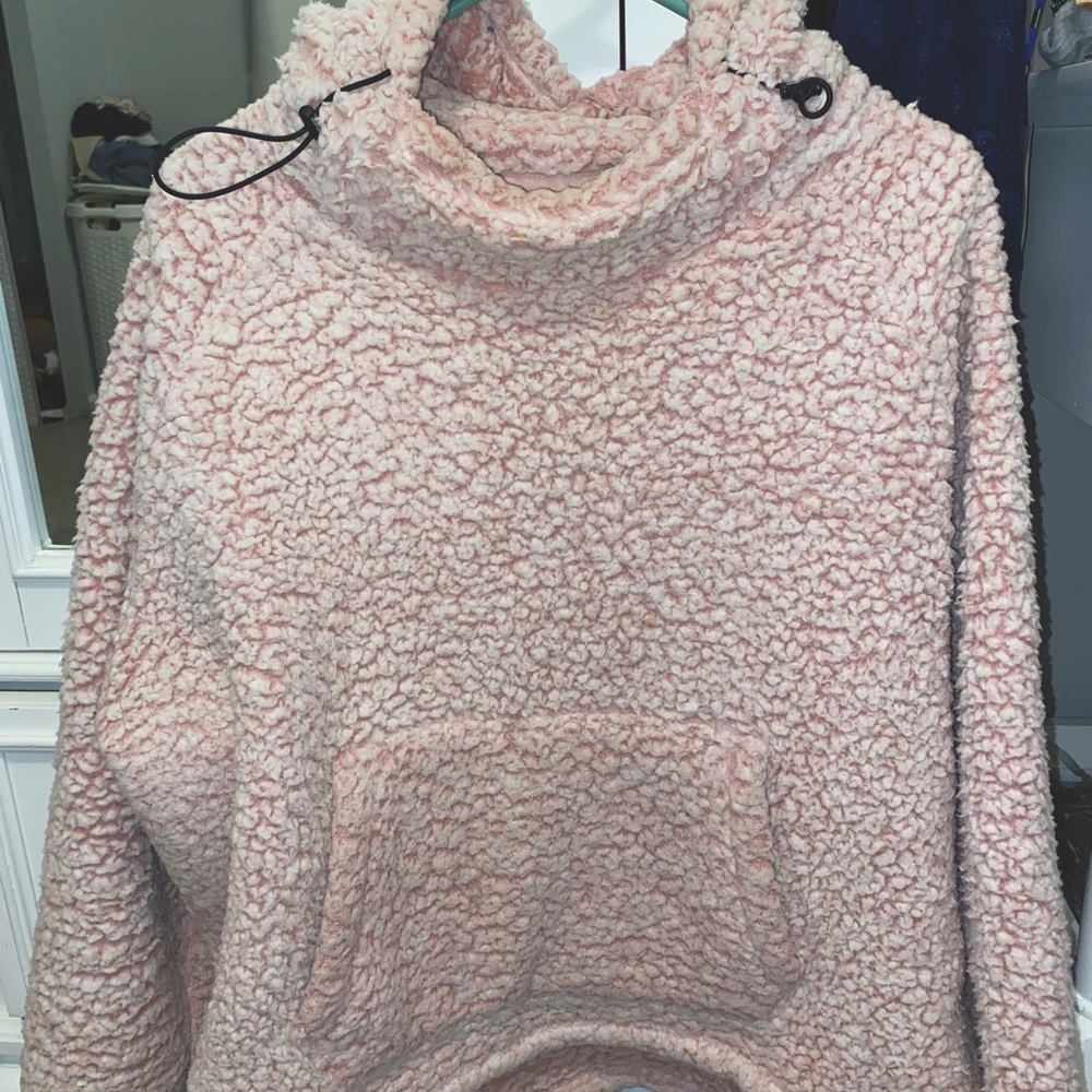 VS Pink Sherpa Hoodie